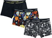 Jack & Jones JACSUGAR Skull Trunks 3 Pack Heren Boxers - zwart - XL