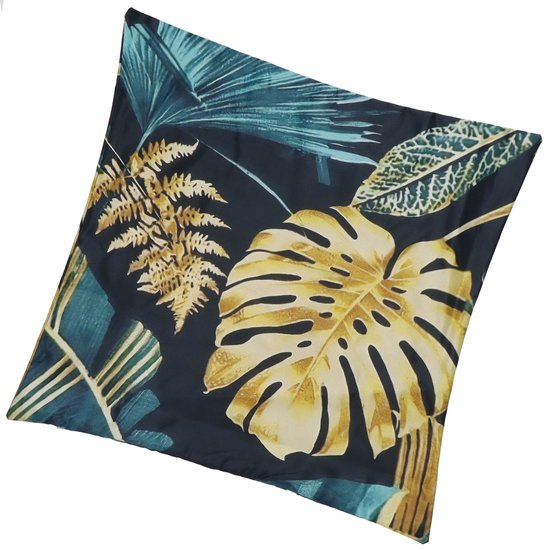 Sofa Kussenhoezen 45x45cm Set van 4 Kleurrijke Outdoor Kussens Waterdicht, Vogelbloem Dubbelzijdige Zachte Herfst Sierkussen Sofa Kussens voor Thuis