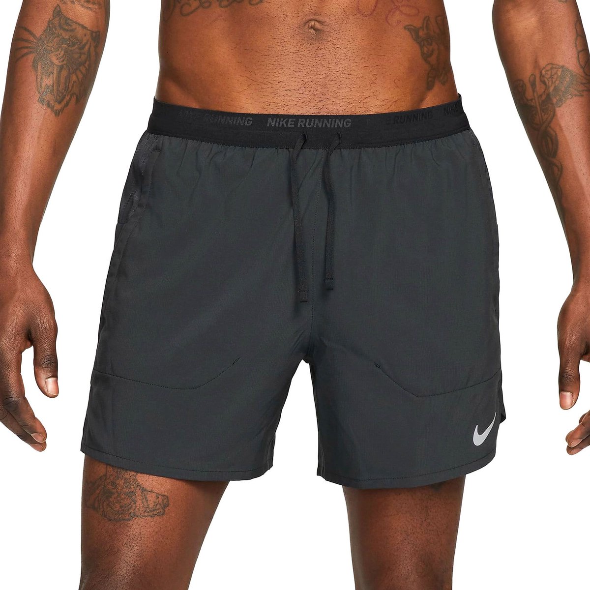 Nike Dri-FIT Stride 5 Short Heren Zwart