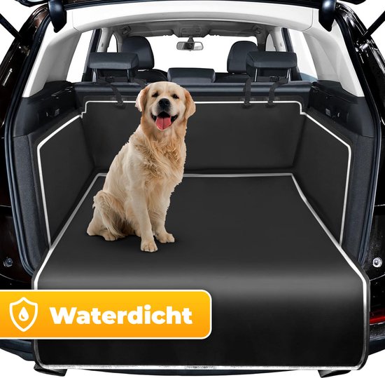 Nince Hondendeken Auto Kofferbak - Luxe Autodeken Hond - Honden Deken Auto Kofferbak - ZWART
