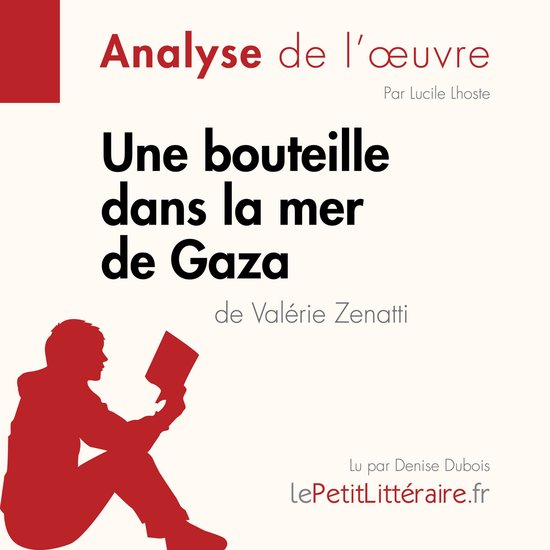 Une bouteille dans la mer de Gaza de Valérie Zenatti (Fiche ... - cover