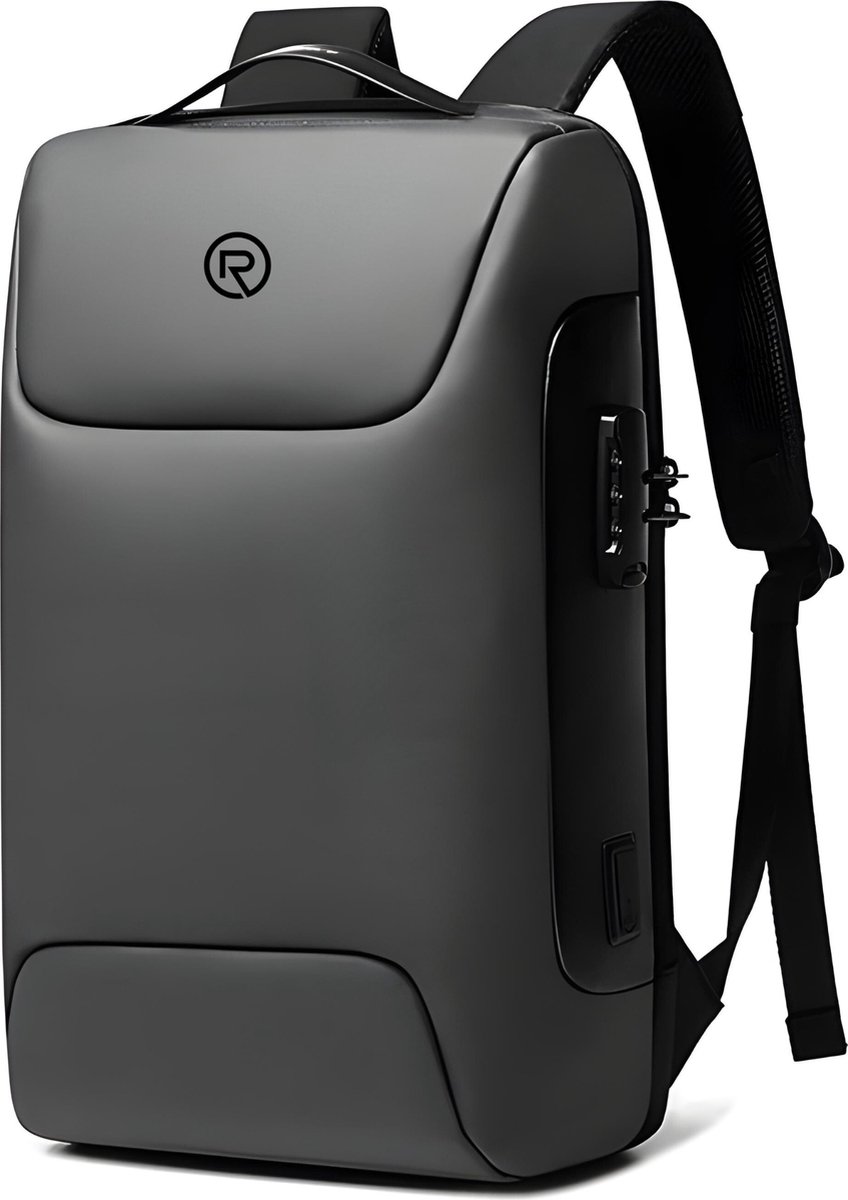 M1 Waterdichte Rugzak - Rugtas - Laptoptas 15,6 Inch - Schooltas - Dames En Heren - USB - Antraciet - 26L