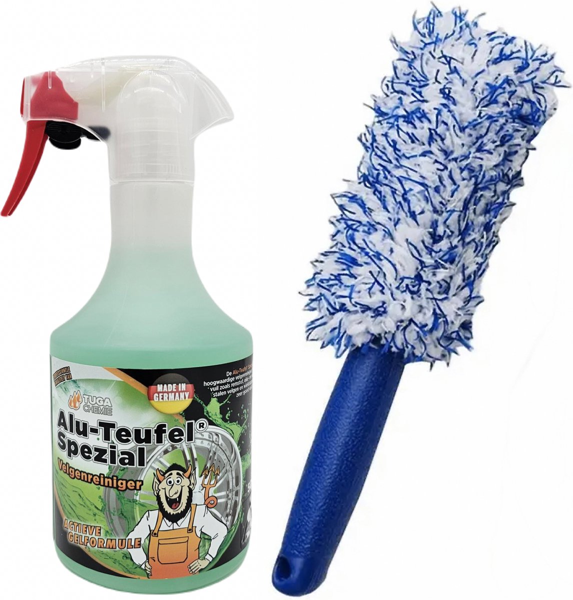 Alu-Duivel-Speciaal - 500 ml. Velgenreiniger + velgenborstel