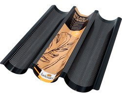 Birkmann Bread Buddies Bakplaat - 3 Stokbroden