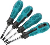 U-schroevendraaier - 4 stuks CRV-staal U-vork type magnetische schroevendraaier - Multifunctionele handgereedschap - schroevendraaierset -Reparatie gereedschap