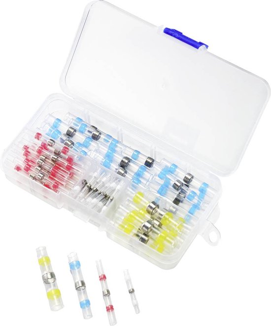 TRU COMPONENTS TC-9508160 Prolongateur coffret d'assortiment, cosse cylindrique mâle incluse 6 mm² 6 mm² entièrement is