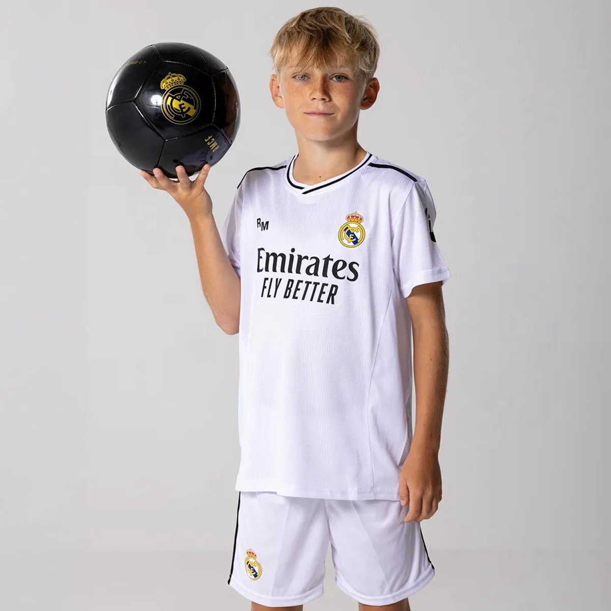 Short entraînement Real Madrid noir sur