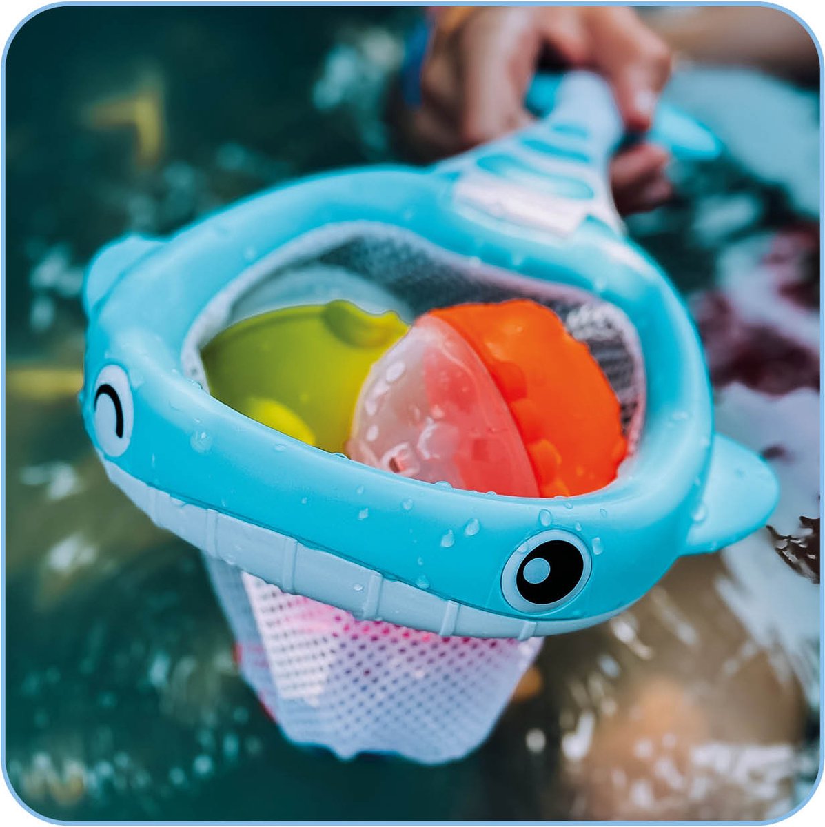 Jobber Waterplay Badspeelgoed - Visnet met bad dieren - Badspeeltjes — afbeelding 5