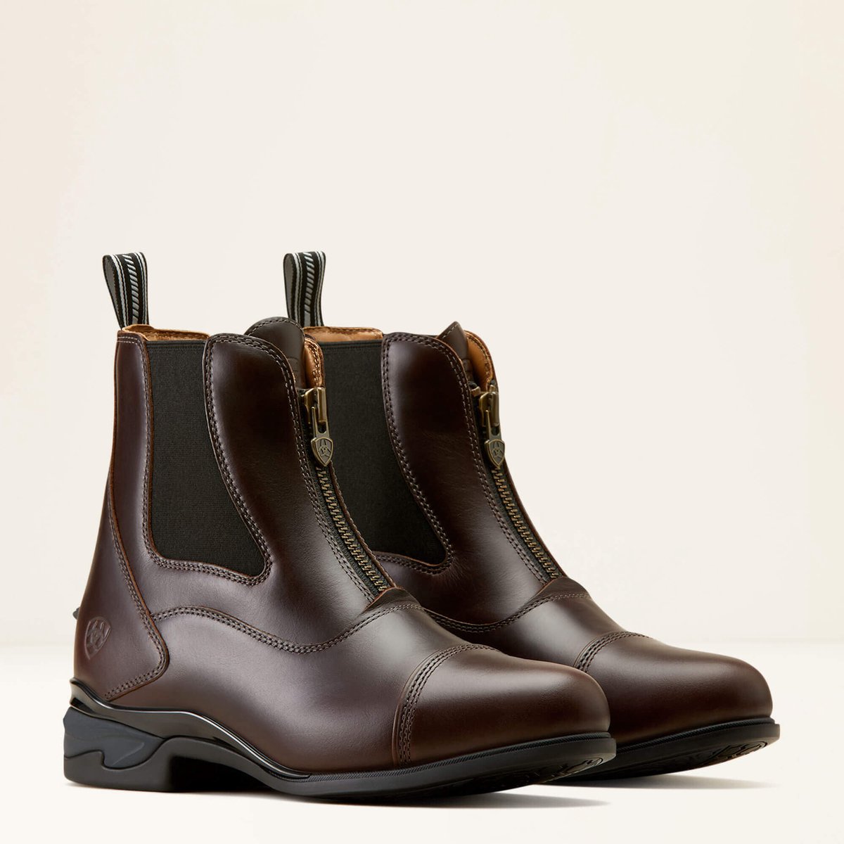 Devon Zip Paddock Boot Waxed Chocolate - UK6.5/40