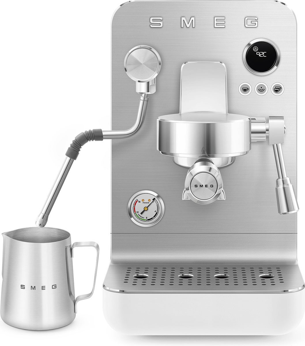 SMEG EMC02WHMEU - Espressomachine - Minipro - Mat Wit