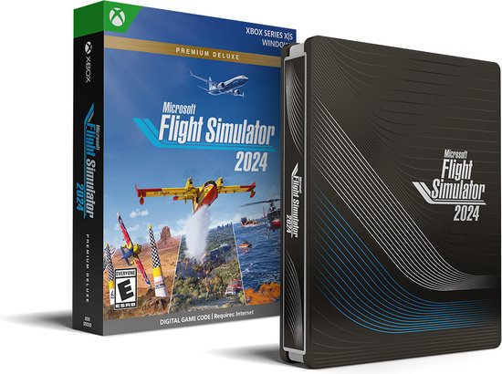 Foto: Microsoft flight simulator 2024 premium deluxe edition steelbook xbox series x s windows download