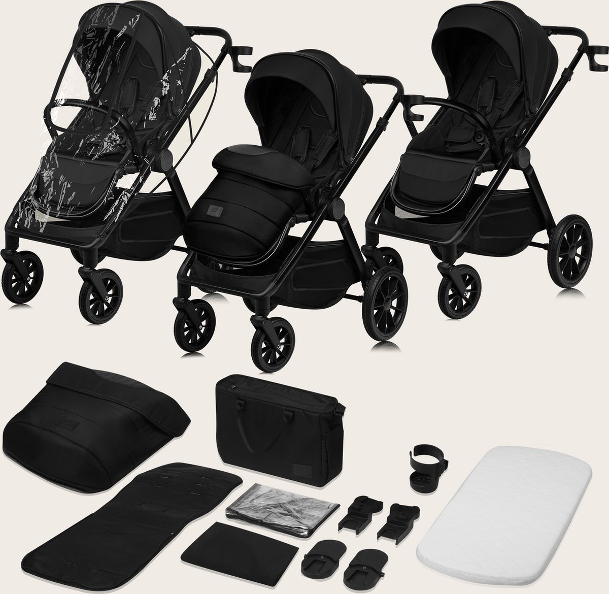 BrandLine Group Sp. z o.o. Lionelo Layla Kinderwagen 3in1 - afbeelding 3