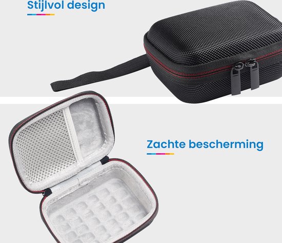 YONO Hard Case geschikt voor JBL Go 4 / 3 - Bescherm Hoesje - Zwart van Yono — afbeelding 2