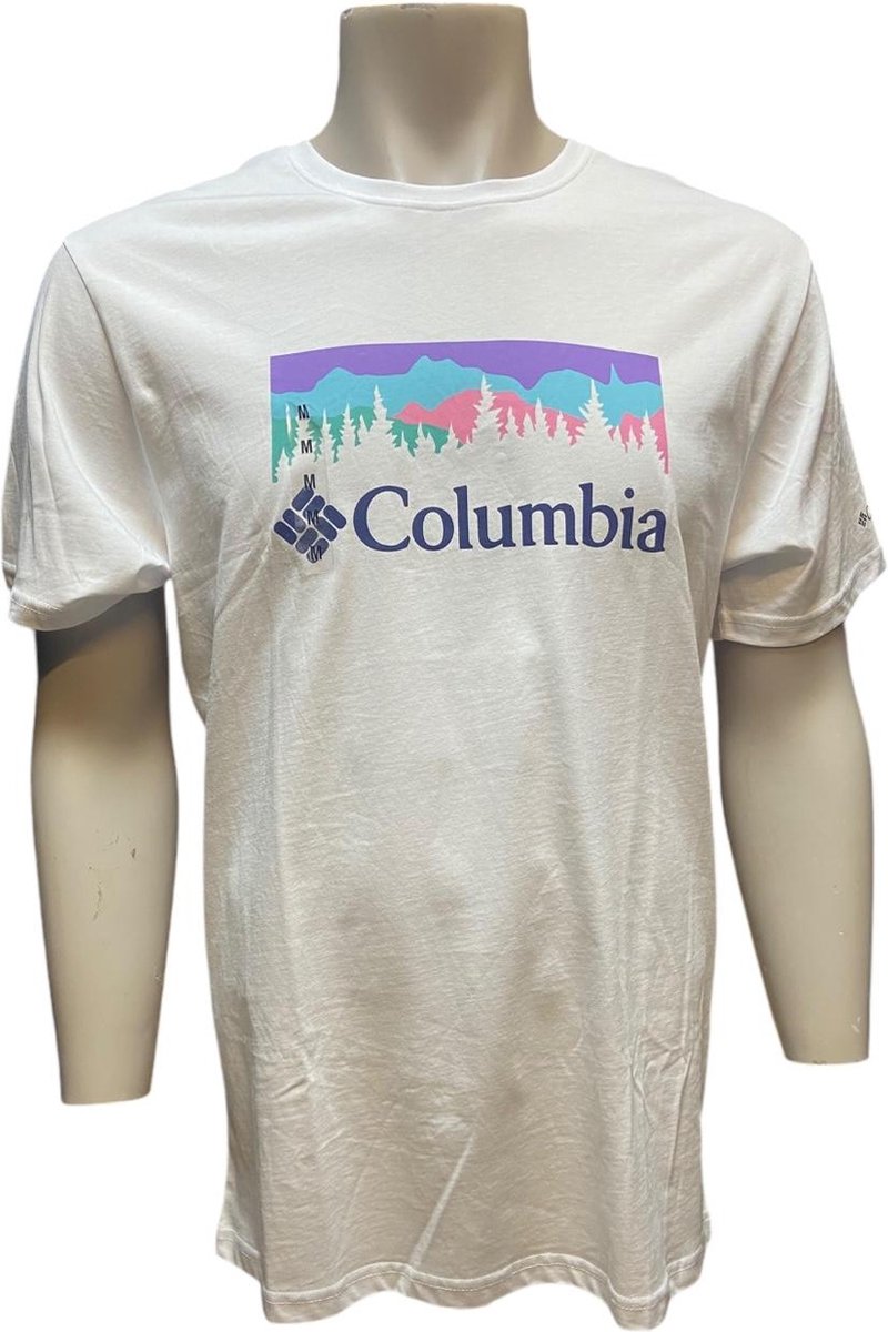 Columbia T-Shirt T-Shirt Mannen Wit