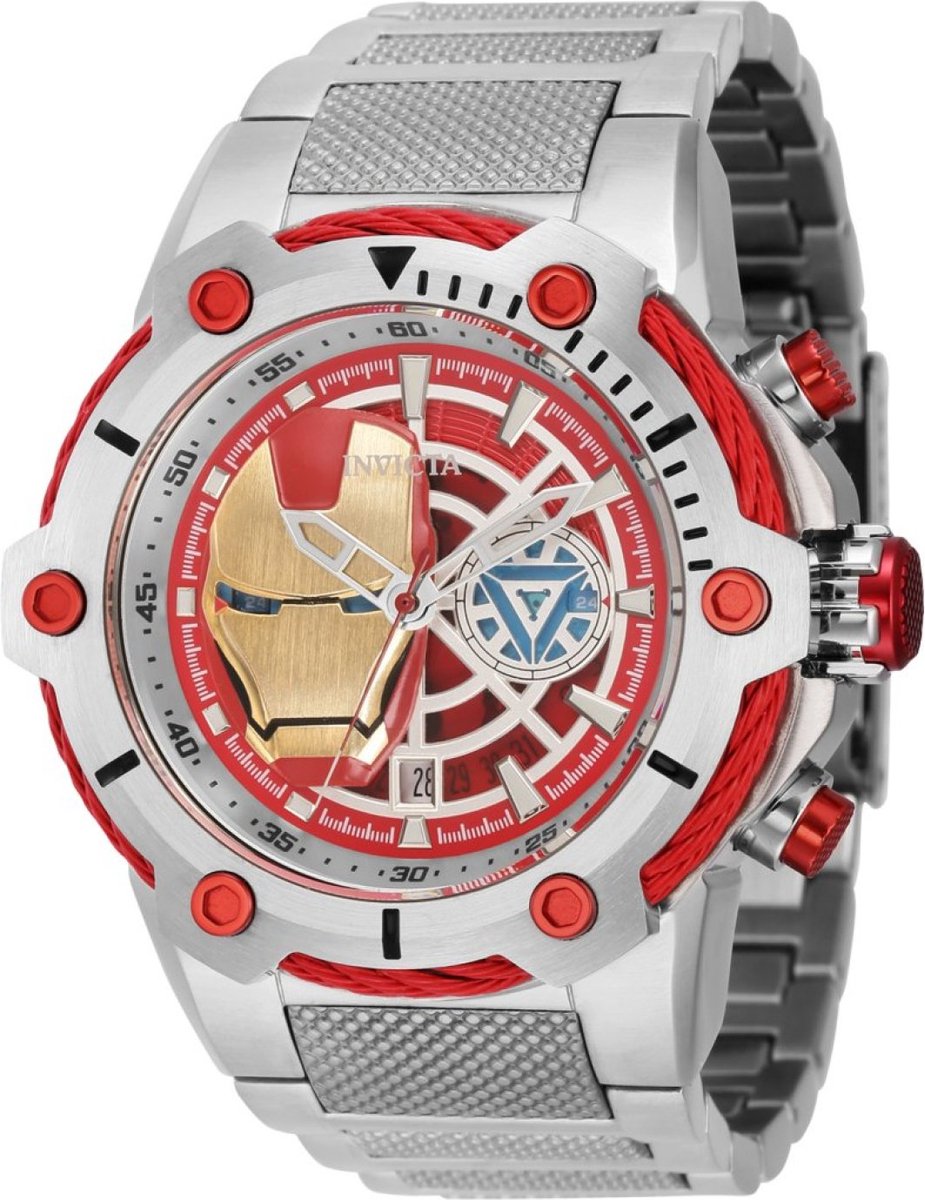 Invicta Marvel - Tony Stark 43846 Quartz Herenhorloge - 51mm