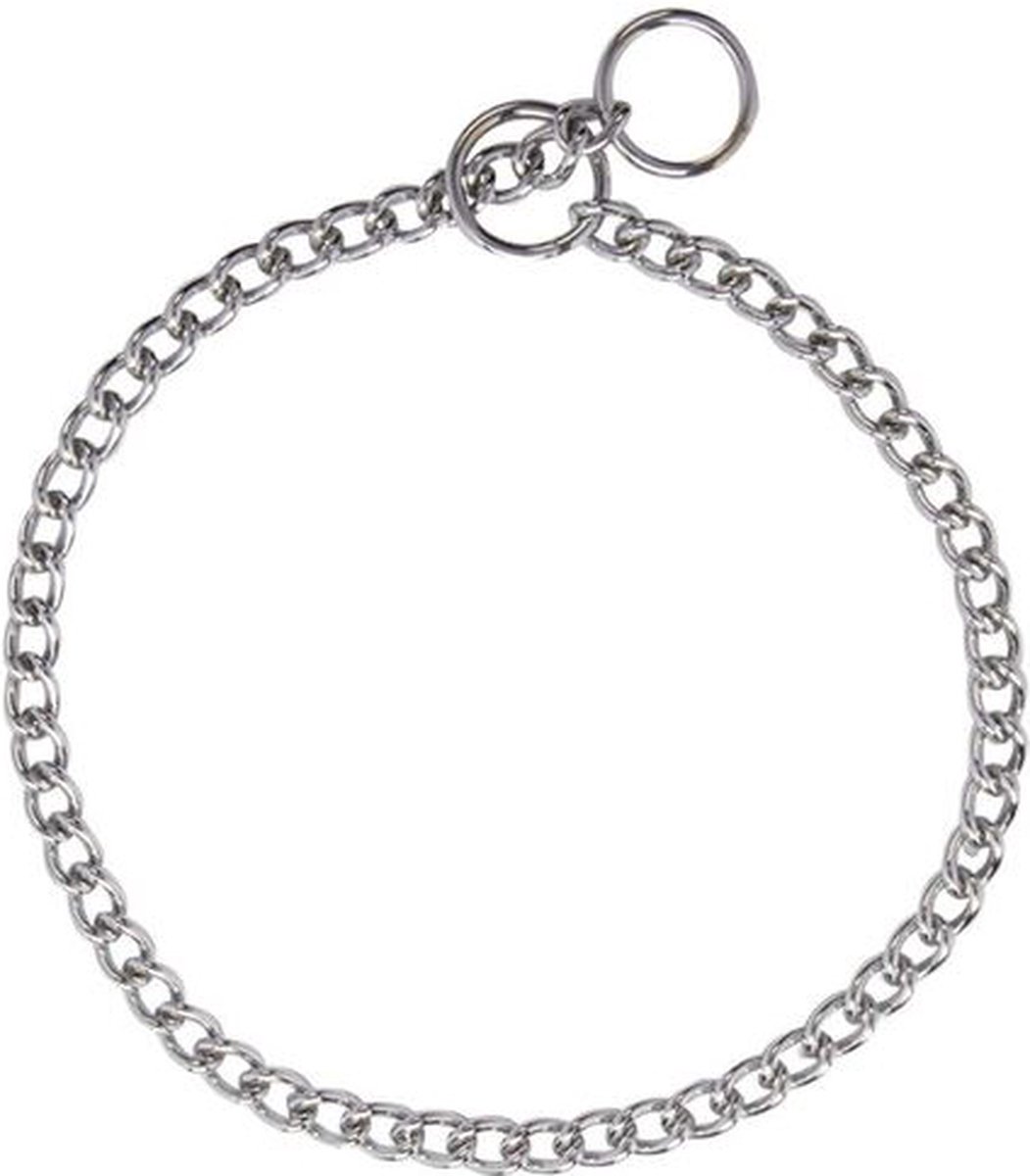 Correctieketting kleine schakel - Verchroomd - 3,5mm x 55cm