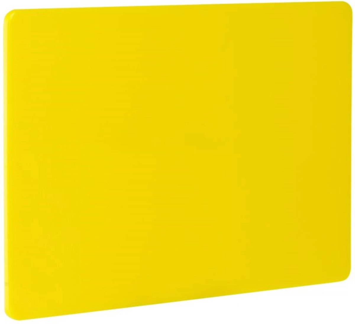 HENDI Gele snijplank – HACCP GN1/1 – 530x325x10 mm – LDPE – Dubbelzijdig gebruik