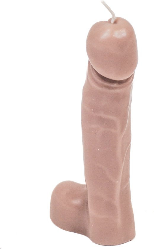 Housevitamin Piemelkaars Taupe – Decoratieve Kaars – 160 g – 17 cm – Humor & Design