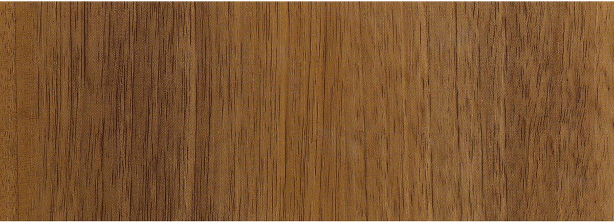 Patifix Decoratie plakfolie - 2 m - noten houtnerf look bruin - vinyl - zelfklevend - voor meubels en wanden