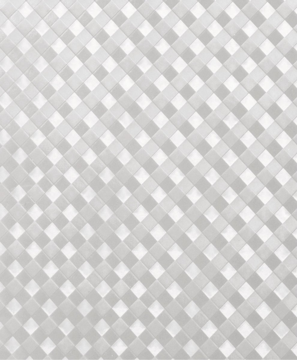 Raamfolie gevlochten semi transparant 45 cm x 2 meter statisch - Glasfolie - Anti inkijk folie