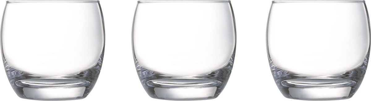 Arcoroc Drinkglazen - 12x - Salto serie - transparant - 320 ml - waterglas