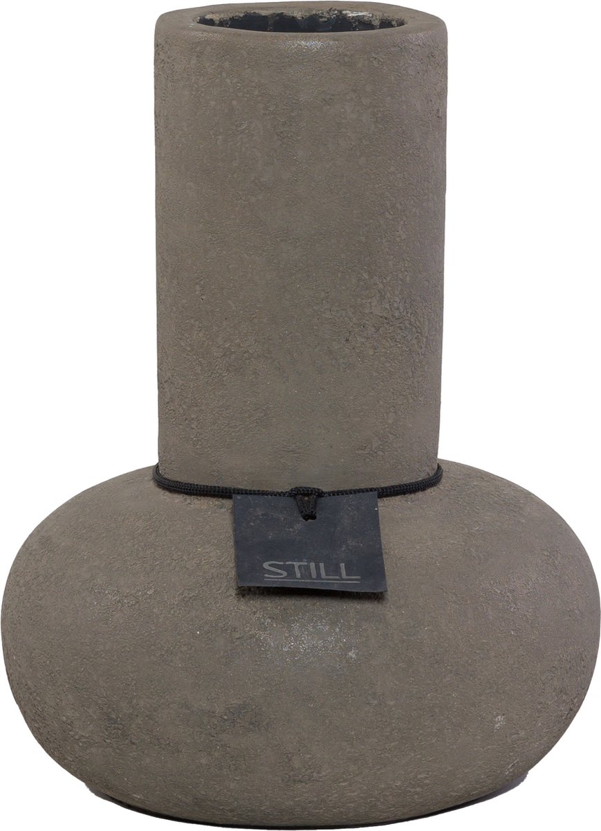 STILL - Low Vase - Dark - 25 x 20 cm