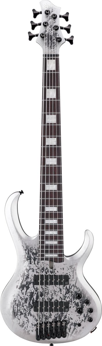 Ibanez BTB25TH6-SLM Silver Blizzard Matte - Elektrische basgitaar