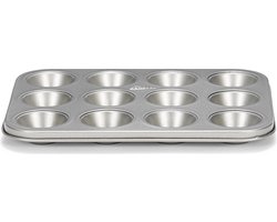 Patisse Mini Muffinvorm Silver Top Grijs 12 Muffins