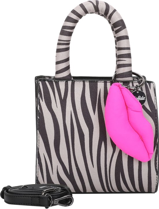 BUFFALO Sac à main Sac à épaule bandoulière Boxy30 Crossbody Bag Zebra Kiss Grey Multicolore