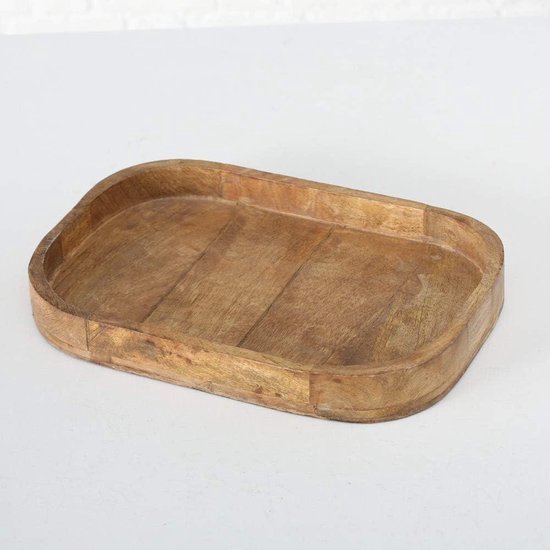 Houten serveerschaal - Tres' Vintage