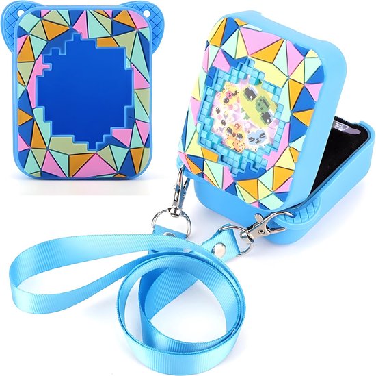 Beschermhoesje - Geschikt voor Bitzee Magicals - siliconen - Hoesje - Blauw