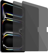 2x Geschikt voor Apple iPad Pro 11 2024 - Privacy Screenprotector - Beschermglas - Privé GuardCover