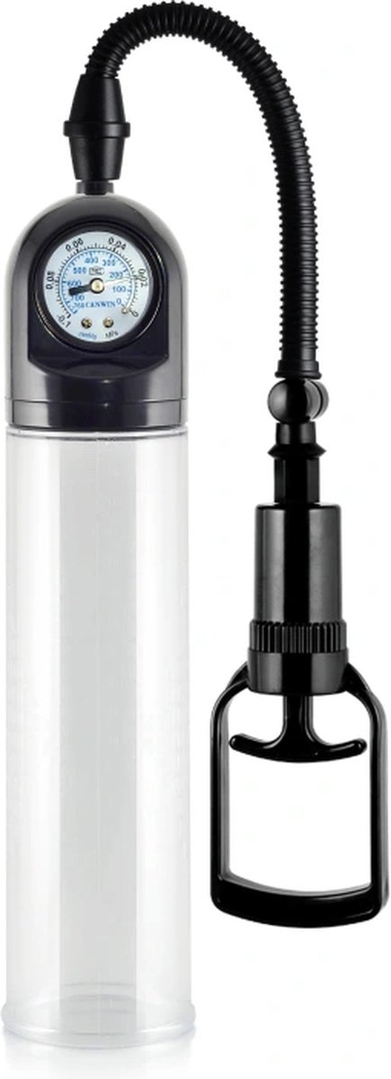 Goedkoopste vscnovelty® Ultieme vergrotings penispomp met drukmeter - zwart