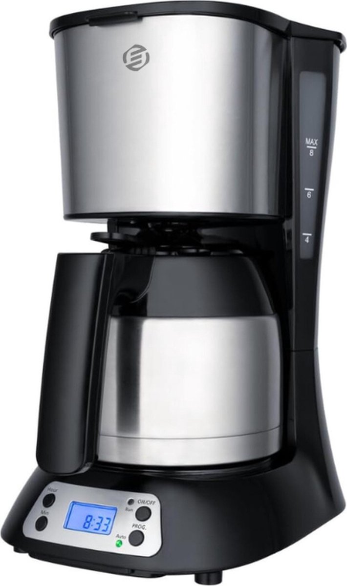 Equivera Koffiezetapparaat Met Thermoskan - Koffiezet - Koffiezetapparaat - Koffiezet Apparaat - Must Have Voor In Uw Keuken
