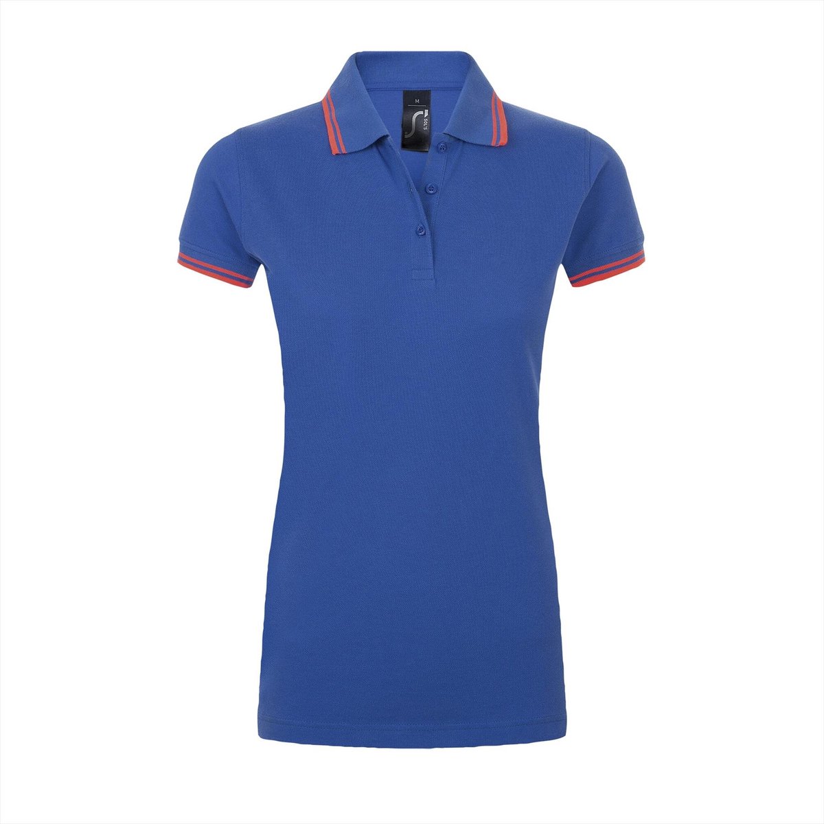 SOL'S Women´s Polo Shirt Pasadena L586 - Royal Blue 241/Neon Coral - S