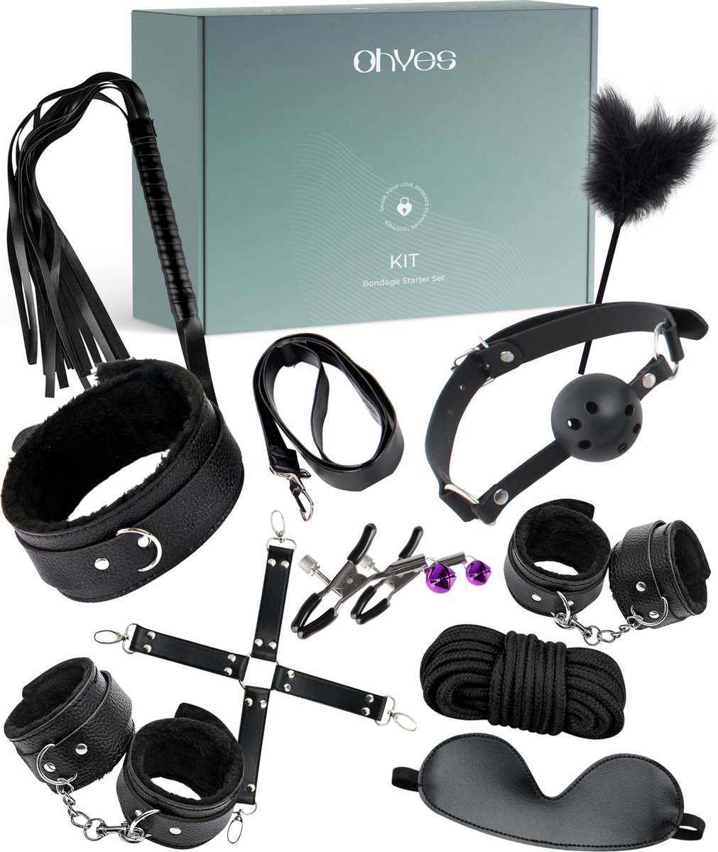 Goedkoopste BDSM Bondagesets - Sex Toys voor Koppels - Seksspeeltjes voor mannen en vrouwen - Sex Pakket en Bondage Toys