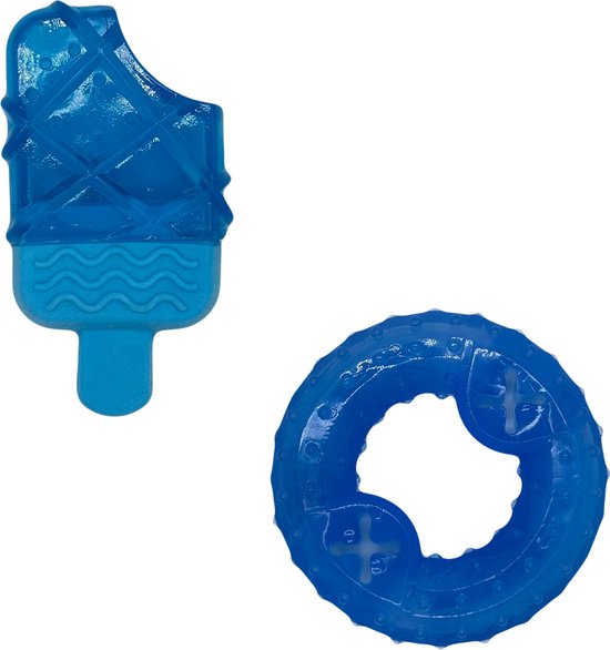 Verkoelend Honden Speelgoed - jiskoud ijsje & Verkoelende ring 2 speeltjes - Speelgoed Hond Intelligentie - Hondenspeelgoed sterk - Honden speeltjes - Honden spullen