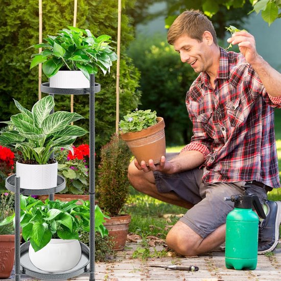 Plantenstandaard Plantenrek Bloemenstandaard Meerlaagse Metalen