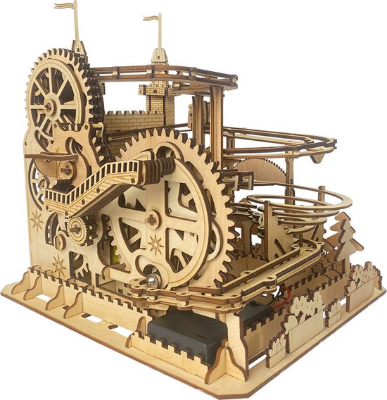 ROKR Officiële Knikkerbaan | Houten Knikkerbaan 3D Puzzel | Robotime