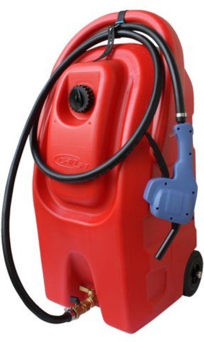 Brandstoftank 59L+3m Slang + Tankpistool