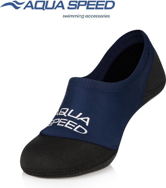 Aqua Speed Zwemsokken - Watersokken volwassenen - Navy/Zwart 36/37