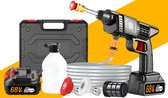 Bol.com Accu-Hogedrukreiniger - 30 Bar - Draadloze Hogedrukreiniger - met 2 x Accu 48V aanbieding