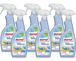 Domol Textielverfrisser Spray - Tropical - VOORDEELVERPAKKING | 6x 500ml | Verwijdert nare geuren