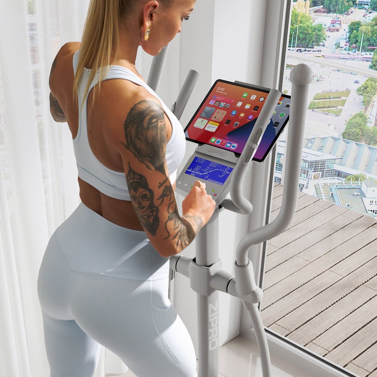 Zipro Wave Crosstrainer met Hartslagsensoren - afbeelding 3