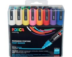 Omslag van Uni Posca Stiften - Basis Colors - PC5M 1,8-2,5 mm