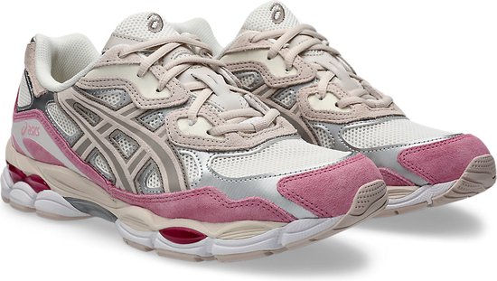 Chaussures pour femmes ASICS Gel-NYC - Unisexe - Crème Minérale Beige Pink - Taille 44,5