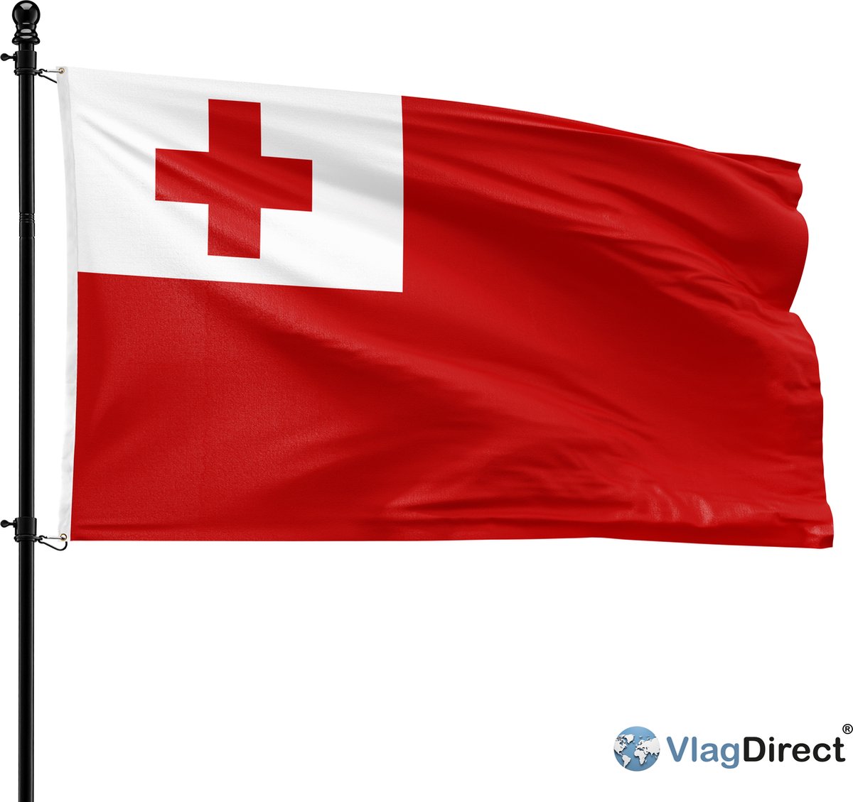VlagDirect - Tongaanse vlag - Tonga vlag - 90 x 150 cm