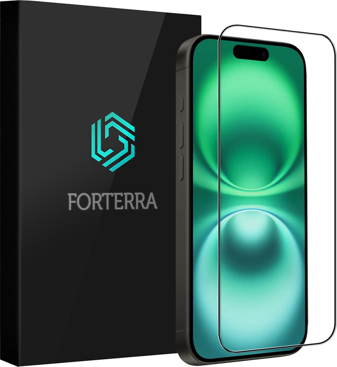 Screenprotector Geschikt voor Apple iPhone 16 - Full Cover - Beschermglas - Gehard Glas - Tempered Glass - Screen Protector