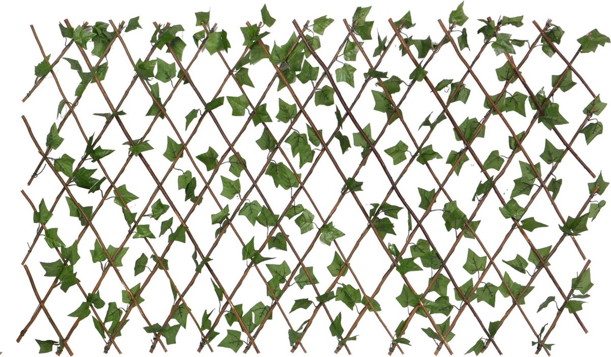 UNUS® Klimrek planten dichte kunsthaag met bladeren donkergroen 100x200cm