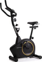 Bol.com Zipro Boost Gold Hometrainer Elektromagnetische Fiets Hartslagsensoren Gemakkelijk te transporteren Antislippedalen Fles... aanbieding